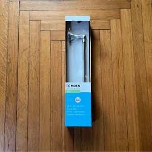 NWT Moen Sage Towel Bar 18” Brushed Nickel #DN6818BN Spot Resist Boxed